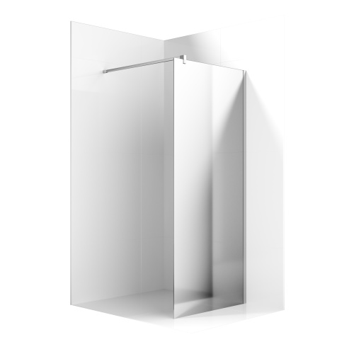 Душевая перегородка Ambassador Walk-in 15033122 100х200 стекло зеркальное профиль хром глянцевый